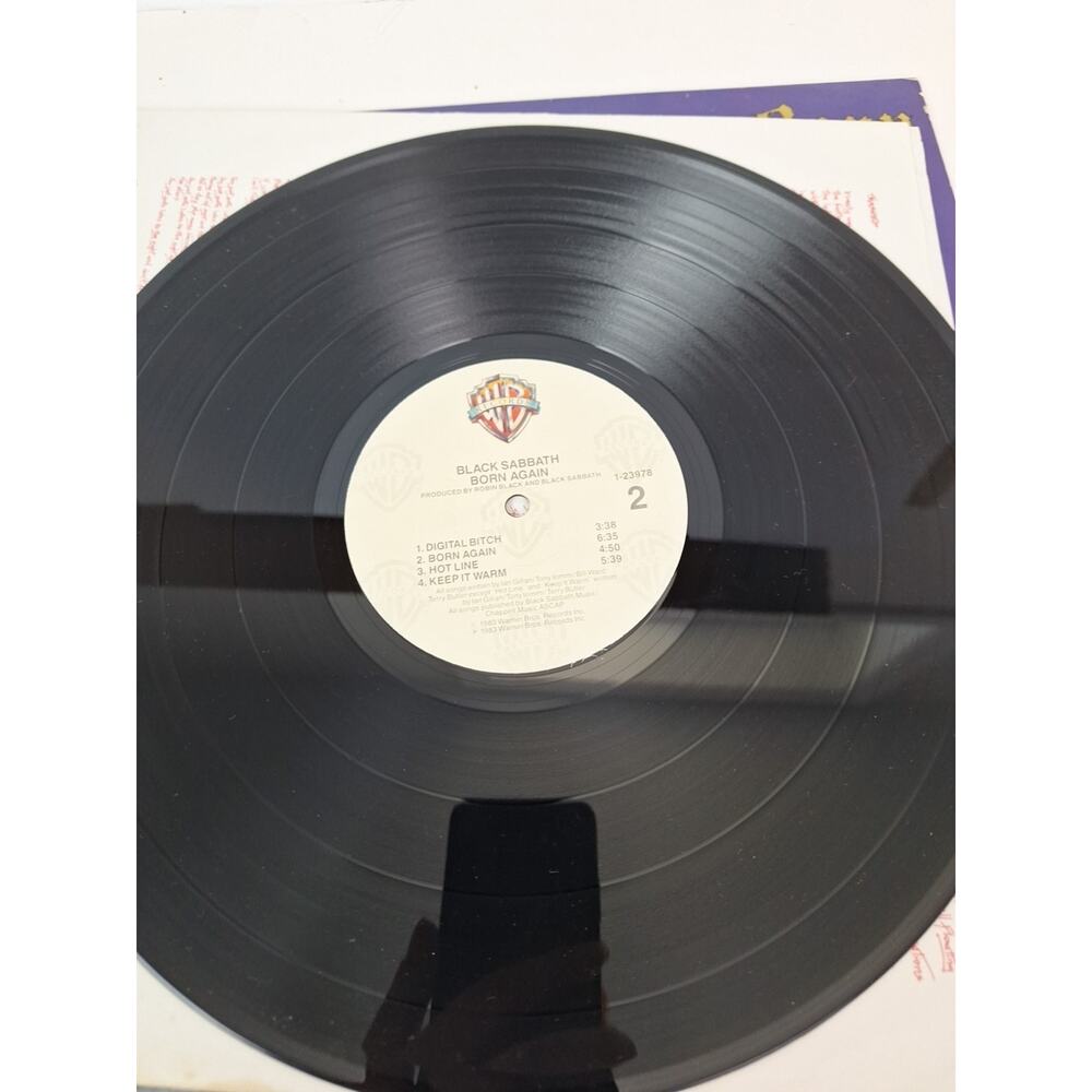 Born Again Black Sabbath LP Vinyl 1983 Warner Bros 23978-1 England-VG/VG+ - Picture 11 of 16